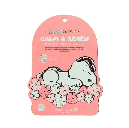 Mascarilla Snoopy Calm & Renew Celavi
