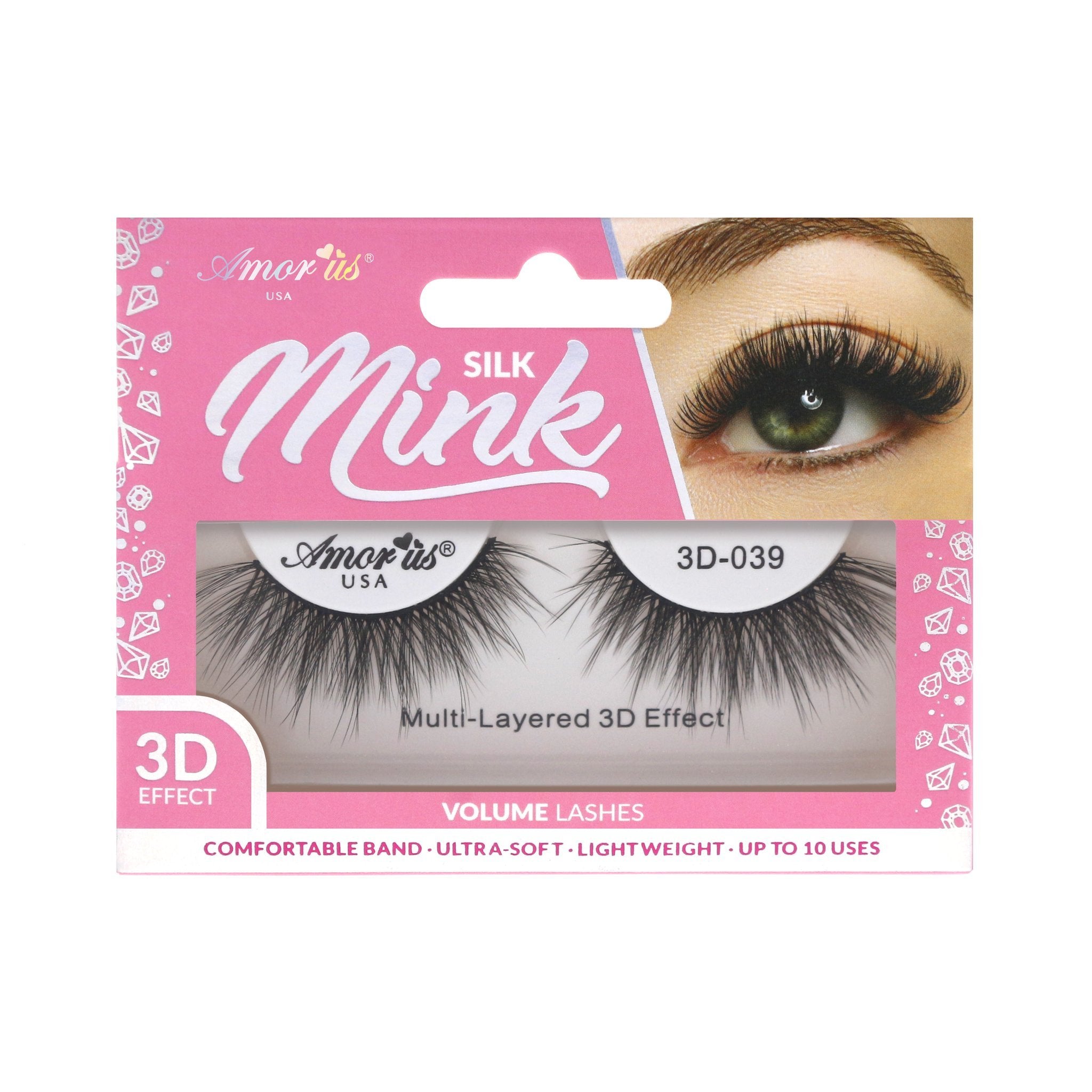 Pestañas Mink 3D Amor Us