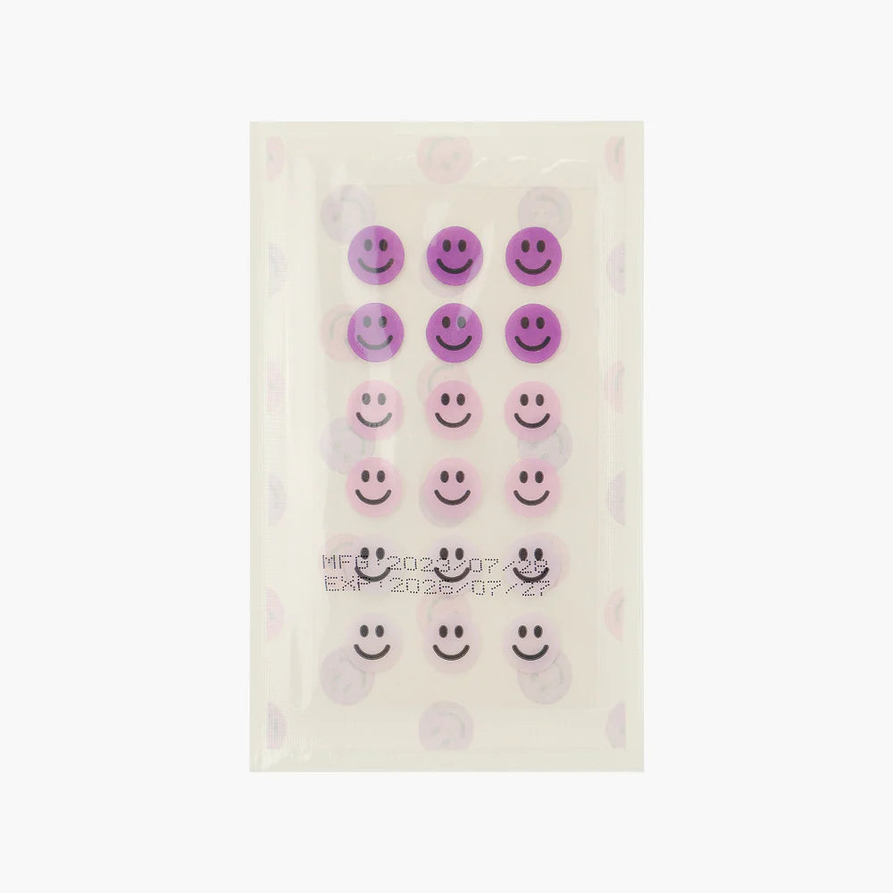 Parches Acne Carita Feliz Morado Celavi
