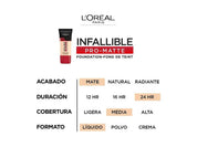 Infallible Pro Matte Foundation Loreal Paris