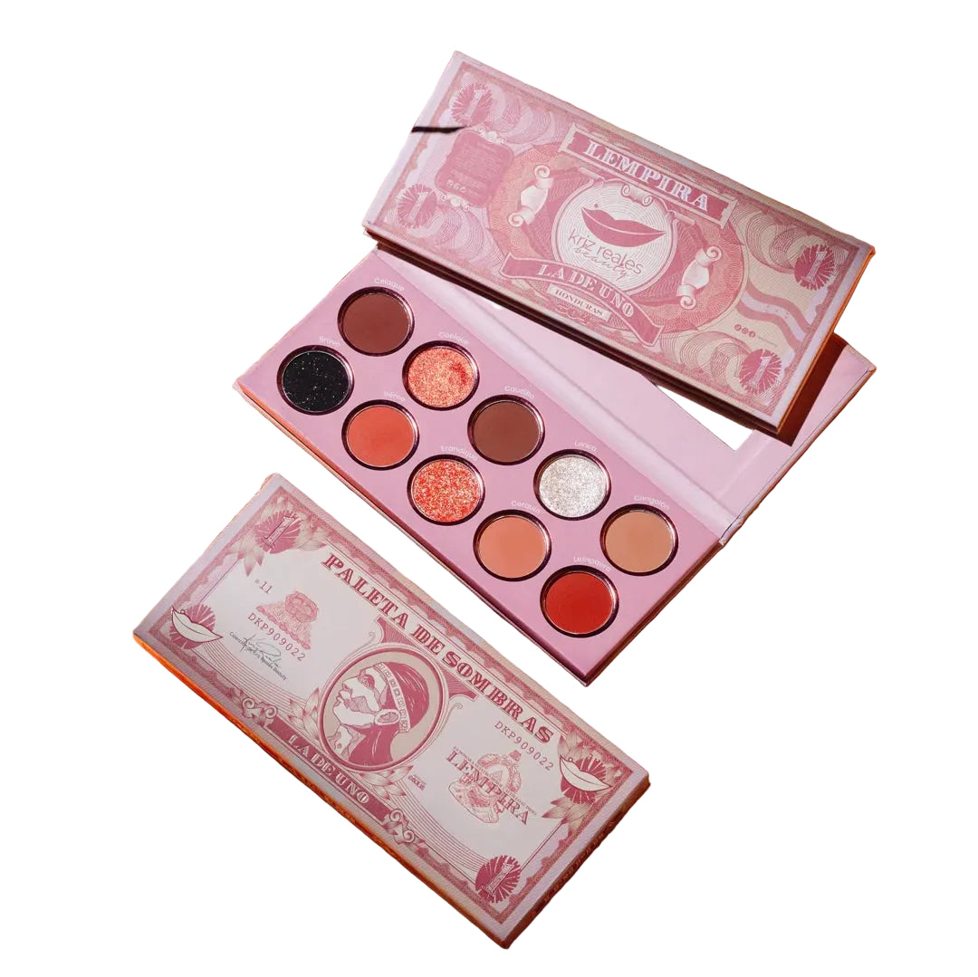 Paleta de Sombras de Uno Lempira Kriz Reales