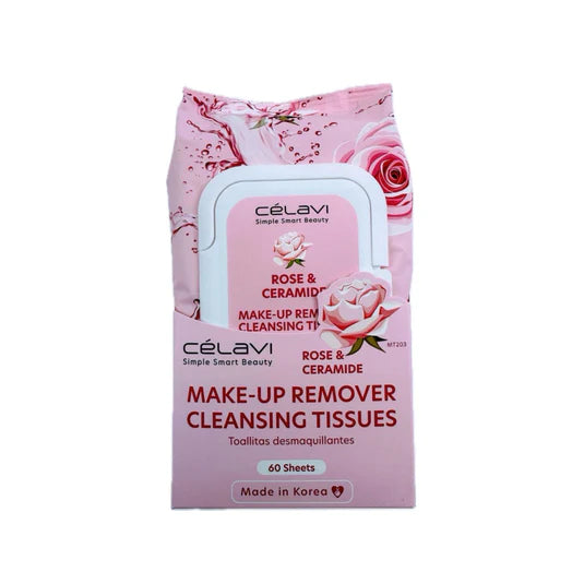 Toallitas Desmaq. Rosa + Ceramida Celavi 60UND