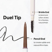 Microbrow Pencil Dark Brown Kara Beauty