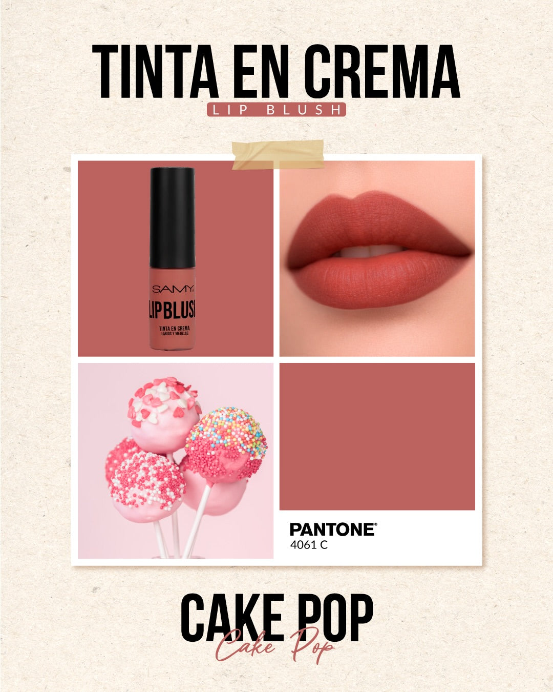 Tinta Matte Lip Blush Samy