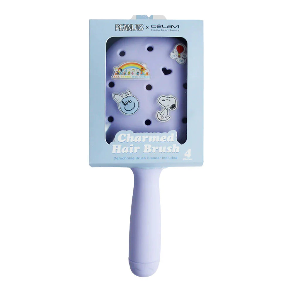 Charmed Hair Brush Morado Snoopy Celavi