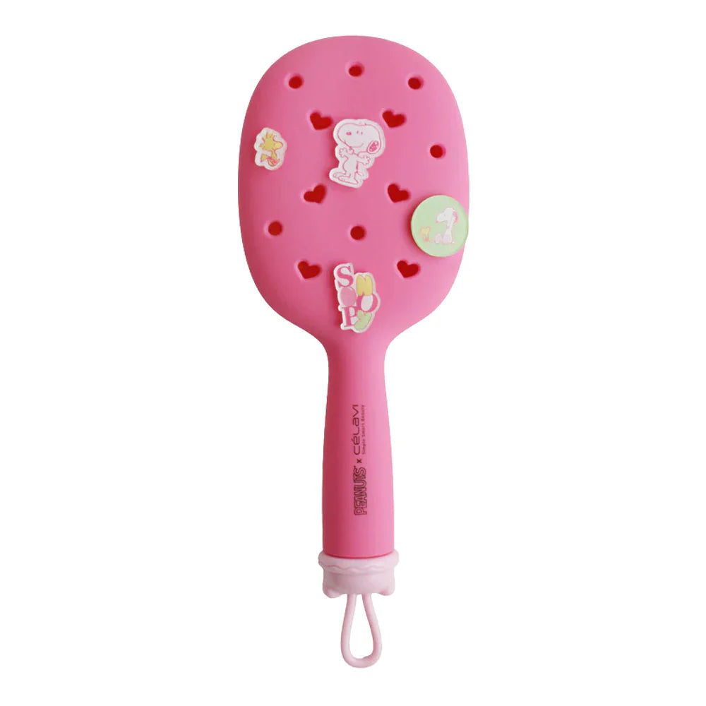 Charmed Hair Brush Fuchsia Snoopy Celavi