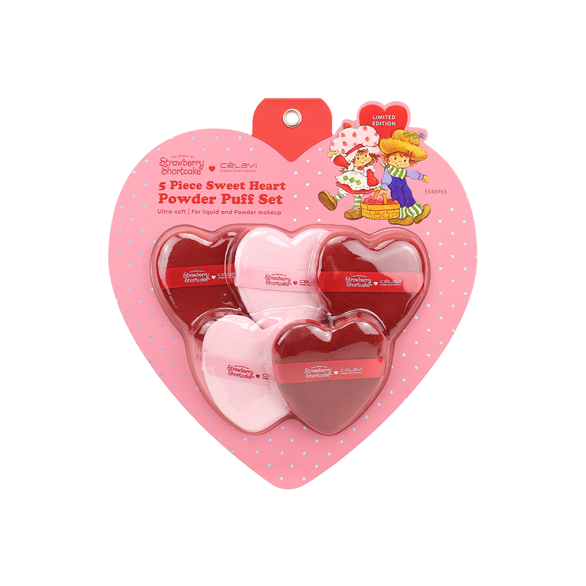 Set Borlas 5PC Corazon Rosita Fresita Celavi
