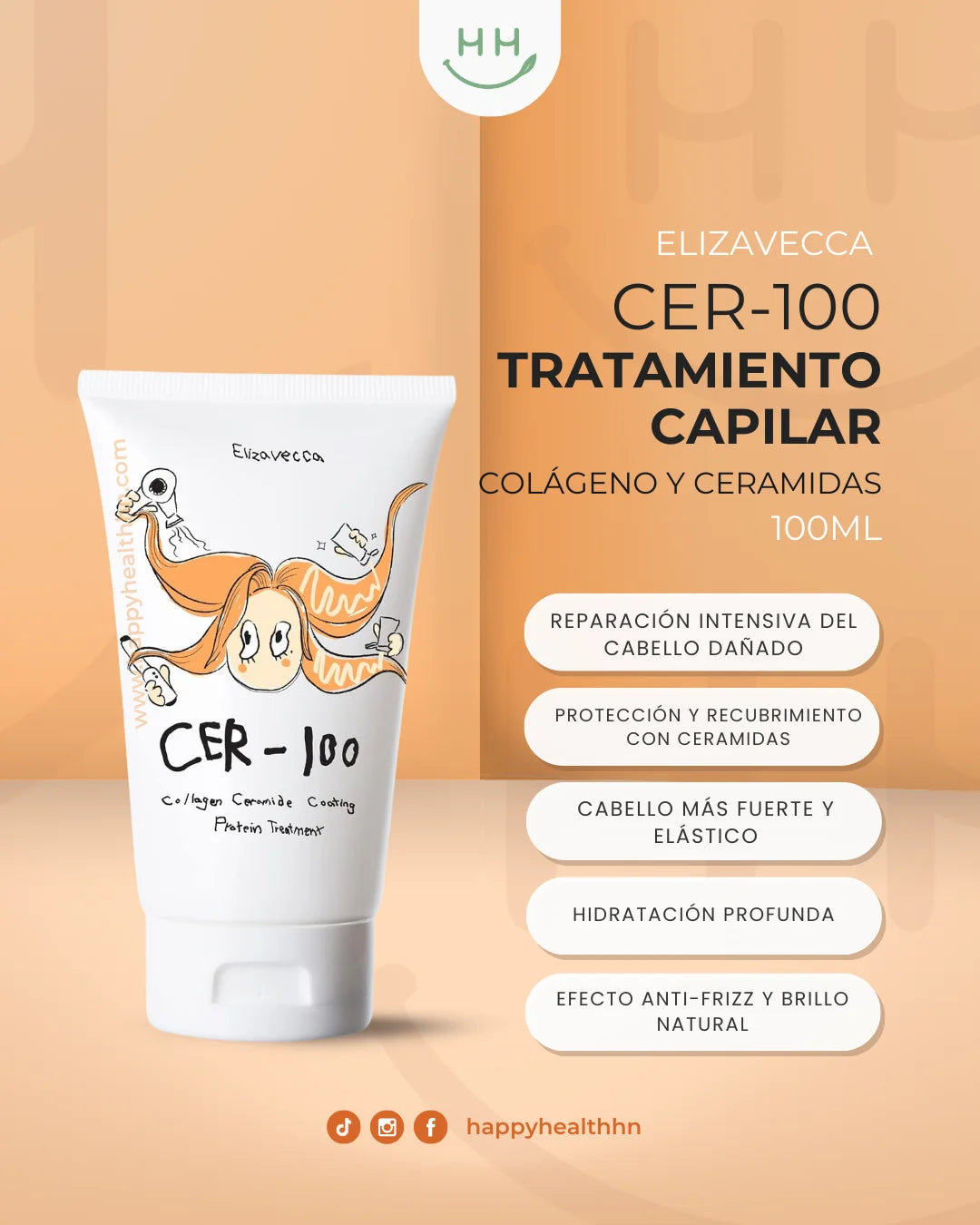 Collagen Ceramide Coating Protein Treatment CER-100 100ml Elizavecca