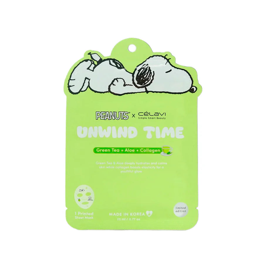Mascarilla Snoopy Unwind Time Celavi
