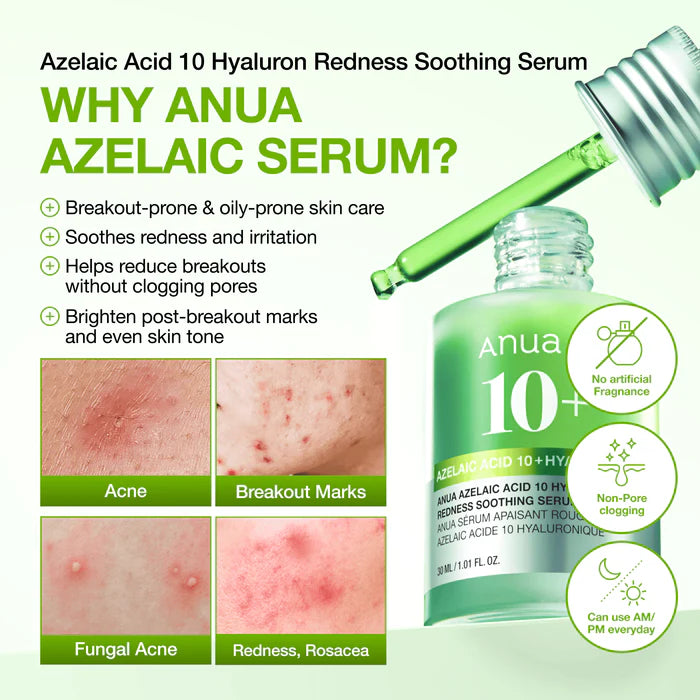 Serum Hyaluron Redness Soothing 10+ 30ml Anua
