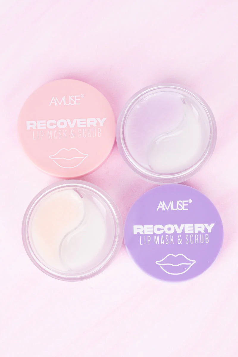 Balsamos + Exfoliante Labios Recovery Amuse