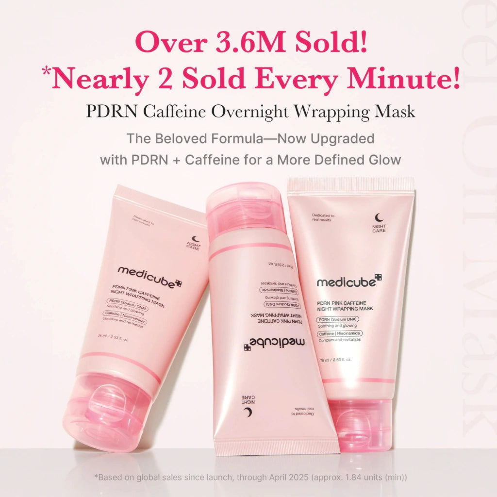PDRN Pink Caffeine Night Wrapping Mask 75ml Medicube