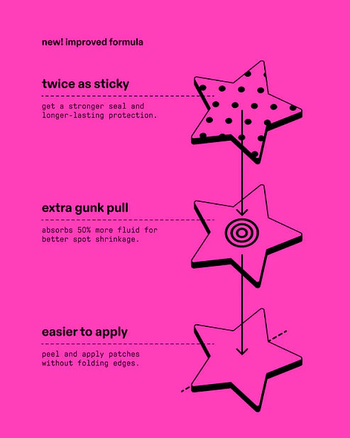 Hydrostar Pimple Patches Big Yellow Starface