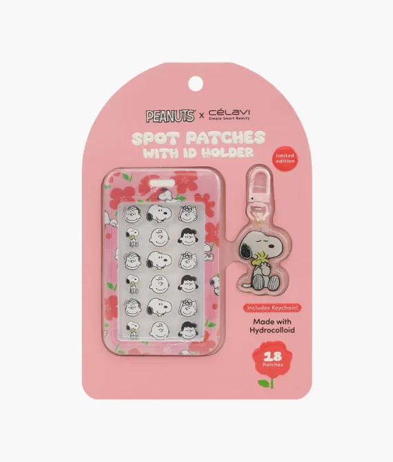 Parches Snoopy + Case ID Celavi